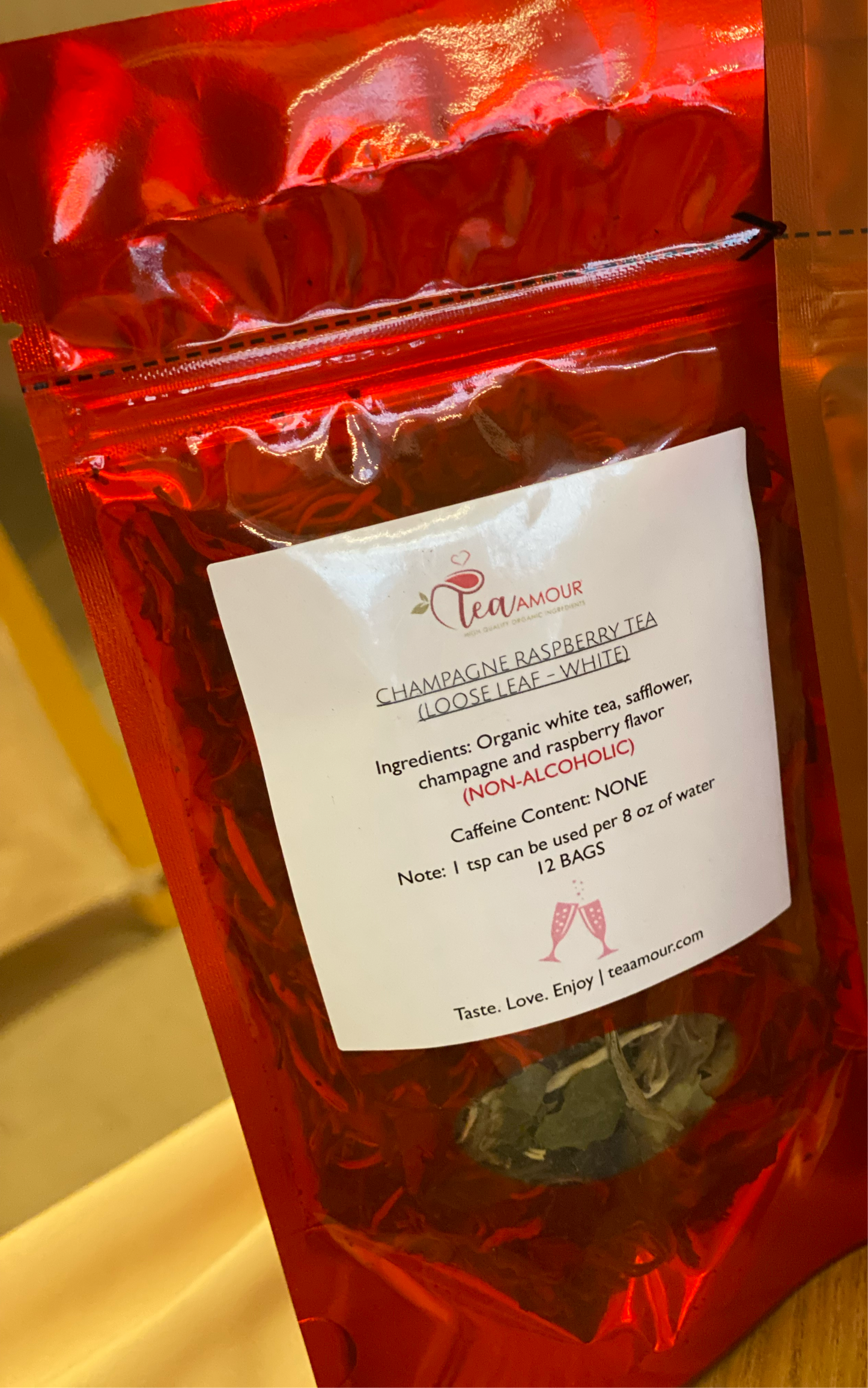 Champagne Raspberry White Tea