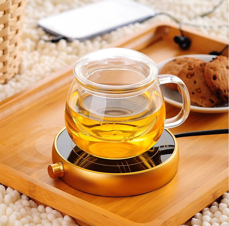 Glass Infuser Mug with Strainer and Lid - 100% Glass
