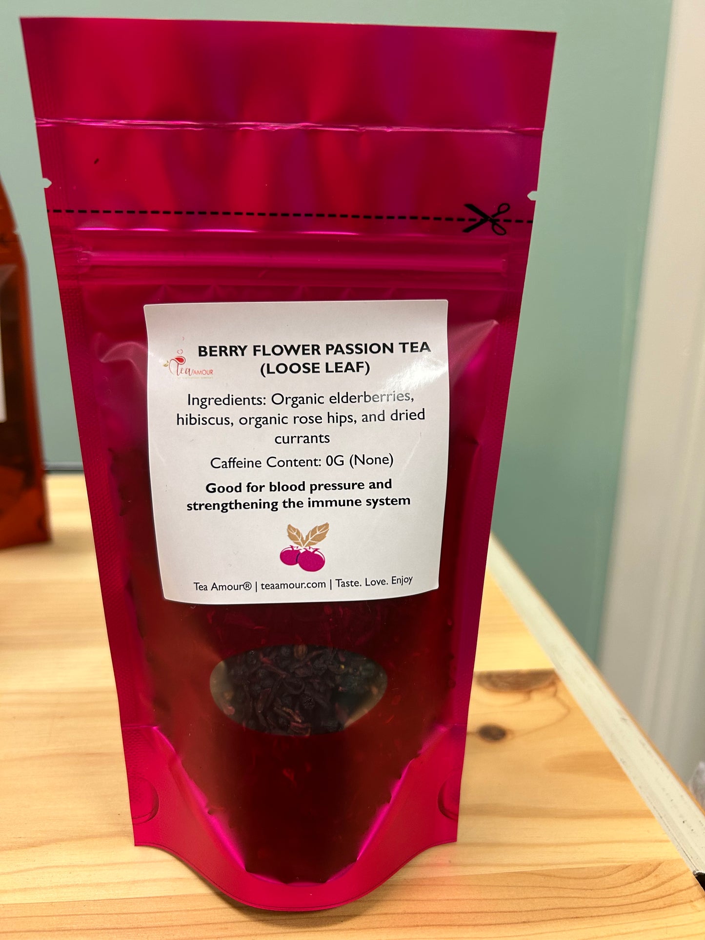 Berry Flower Passion Tea (Elderberry & Hibiscus Blend)